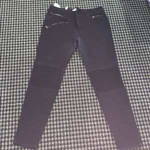 Zara Motorcycle black jeans
